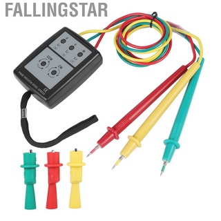 Fallingstar SP8030 Digital indicador de rotación de fase LED zumbador secuencia medidor 200 V-480V AC (3)
