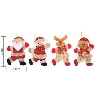 Sweetjohn1 muñeco De nieve/papá Noel/oso/Feliz navidad Para decoración De árbol De navidad (2)