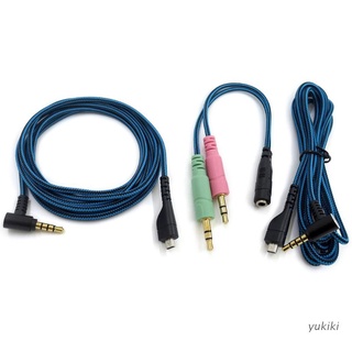 Kiki. Cable de Audio de repuesto Compatible con Arctis 3/5/7 accesorios para auriculares para juegos