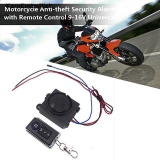 Sistema de alarma de seguridad de motocicleta antirrobo Control remoto motor arranque 12V {bigsale}
