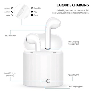 Audífonos inalámbricos i7S tws/Bluetooth/In-Ear/música/estéreo (5)