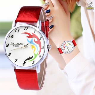 Casual Watch Quartz Watch for Women Men Round Dial Couple Watches Faux Leather Band