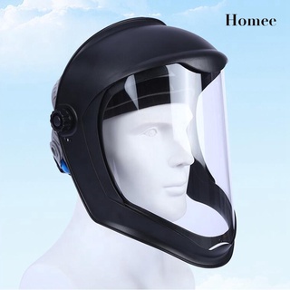 [electrodomésticos] Casco de protección facial con visera transparente bloqueo UV de seguridad de molienda casco de soldadura