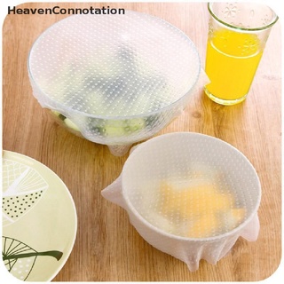 [HeavenConnotation] Envolturas de almacenamiento de alimentos frescos tapas de silicona cubierta material sello elástico