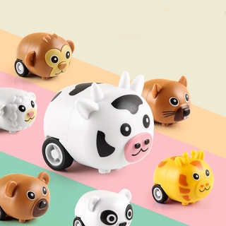 juguete regalo niños de dibujos animados lindo tiktok forma animal coche de juguete 8 estilo niño regalo modelo de coche