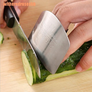 (witheredroseshb) protectores de dedo para cortar acero protector de cocina herramienta para cortar alimentos