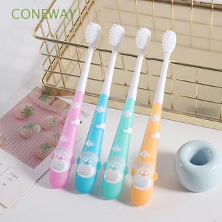 CONEWAY Girls Training Toothbrush Manual Children Toiletries Kids Toothbrush Cleaning Mouth Cute Animals Cartoon Handheld Soft Baby Oral Care/Multicolor