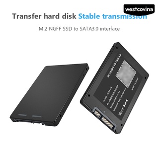 Westcovina portátil M.2 NGFF a SATA 3.0 2.5 pulgadas SSD móvil estuche adaptador de disco duro caja