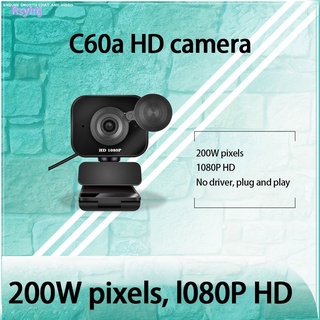 【ready】 1080P HD Camera USB Drive-free Betwork Teaching Computer Camera with Lens Cover rsyhtj