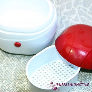 Up-ultrasonic Mini limpiador de joyas gafas reloj dentadura limpiador de dientes falsos dentadura gafas herramienta de limpieza