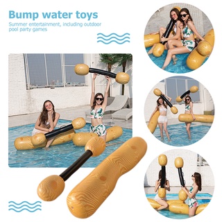balsas de registro de batalla - inflable lucha flotador fila juguetes piscina fiesta agua juguete