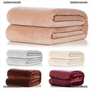 [al aire libre] nueva manta de lana de felpa Micro cálida/sólida/suave/Super suave/alfombra de sofá (1)