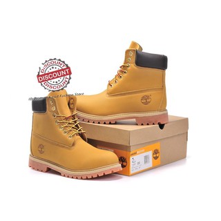 listo stock timberland mujeres hombres zapatos de deporte unisex botas de alta parte superior amarillo marrón (2)