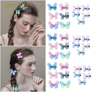VIPREGEE Girl Wedding Hairpins Fashion Hair Accessories Butterfly Hair Clips Women Hair Pin Candy Color Headwear Home Decoration Ornaments Kids Barrette
