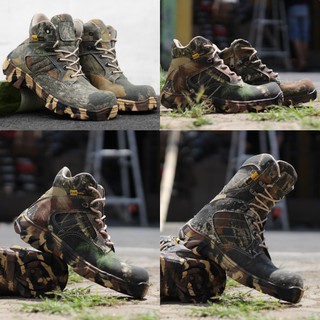Delta Camo alto 8Inci hombres zapatos botas de seguridad senderismo caza ejército Abri zapatos originales