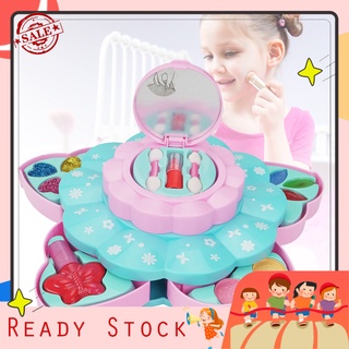 [sabaya] juego de juguete lavable para niñas/juego de maquillaje/cosméticos/caja de herramientas