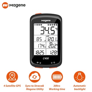 Magene C406 Gps Navigator H64 Monitor de frecuencia cardíaca S3 Sensor de cadencia de velocidad Ant + Bluetooth impermeable para bicicleta de montaña (5)