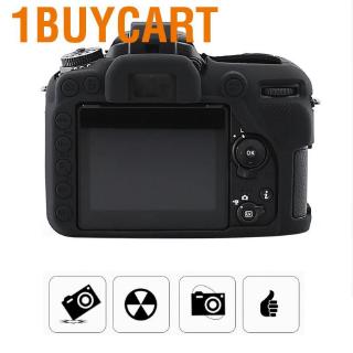 1buycart Para Nikon D7500-Funda De Silicona Suave , Color Negro