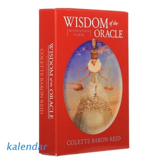 KALEN Wisdom of the Oracle Adivination Cards 52-Card Deck Tarot Juego De Mesa De Fiesta Familiar