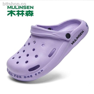 Zapatos de cueva Mulinsen, zapatos de mujer, verano 2021, nuevos zapatos de playa antideslizantes Baotou para parejas, sandalias y zapatillas, ropa exterior para mujer (2)