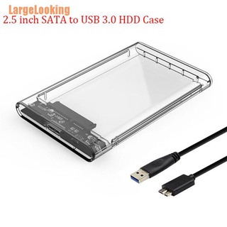 LargeLooking (~) 2.5 " USB 3.0 A SATA SSD HDD Disco Duro Externo Caso Carcasa