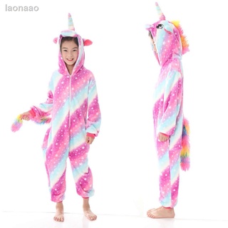 ^^kigurumi Onesie niños unicornio pijamas para niños Animal de dibujos animados manta durmientes bebé disfraz de invierno niñas Licorne Jumspuit (2)