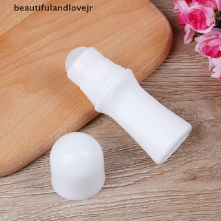 [beautifulandlovejr] 5 piezas de 30 ml rollo de plástico en botella blanco desodorante contenedor de aceite esencial perfume (8)