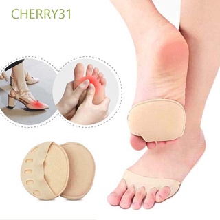 CHERRY31 Portable High Heel Foot Peds Girl Massaging Toe Pad Forefoot Pads Women Five Toes Anti-Slip Honeycomb Breathable Insole Foot Care/Multicolor