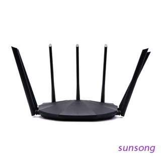 sunsong ac23 router inalámbrico 2.4ghz/5ghz dual band frecuencia 1000m gigabit wifi router compatible con protocolo ipv6