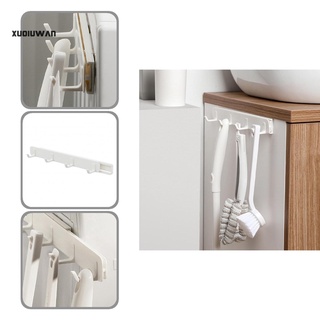 Xuqiuwan - gancho para armario de Color blanco, multifuncional, para colgar, instalación Simple para el hogar