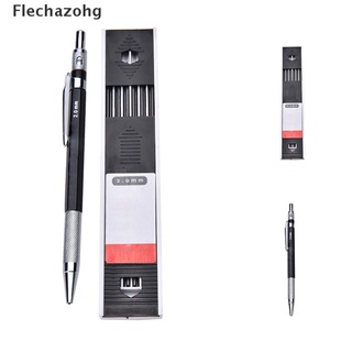 [flechazohg] 2 mm 2b soporte de plomo automático mecánico dibujo dibujo lápiz 12 cables recargas, caliente (1)