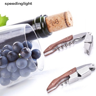 [speedinglight] Abridor de vino profesional con mango de madera multifunción abridor de vino herramientas de cocina caliente