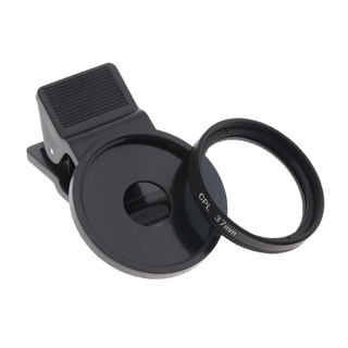 cpl - filtro de lente polarizador circular para teléfono (37 mm)