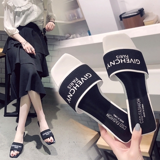 ! ¡Givenchy! 2021 verano nueva cómoda tendencia sandalias Flip Flop