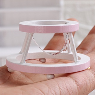 hfz casa de muñecas muebles bebé walker mini simulación juego escena modelo juguete accesorio