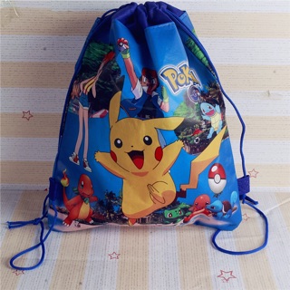 pokemon pikachu - mochila de tela no tejida para niños (7)