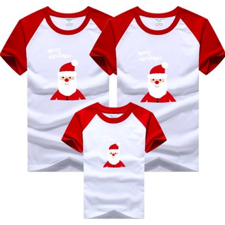 Rockystudio navidad familia coincidencia pareja camiseta de alta calidad de manga corta camiseta de la familia pareja conjunto Tee