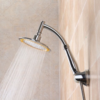 6" Adjustable High Pressure Round Rainfall Sprayer Top Bathroom Shower Head