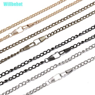 [willbehot] Correa De Metal De 120 cm/repuesto con cadena/Bolsa De hombro cruzada (Hot)