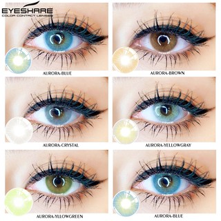 EYESHARE 1 Par AURORA Series Lentes De Contacto De Color Suave Maquillaje De Ojos Uso Anual