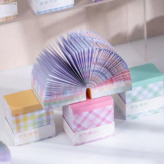 ◙℗400 hojas de papel de nota de cuadrícula ins japonés no pegajoso material de la cuenta de mano papel base papel adhesivo de alto valor
