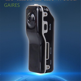 GAIRES Webcams portátiles 480P deportes DVR DVR Cam Mini cámara oculta espía al aire libre Durable HD videocámara/Multicolor
