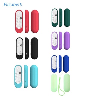 eliza For -Google TV 2020 Voice Remote Silicone Case Protective Cover Skin Remote Control Protection Shockproof Silicone Cover