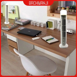 Brchiwji Mini Ventilador De escritorio Usb blanco con luz Led Para oficina/hogar (8)