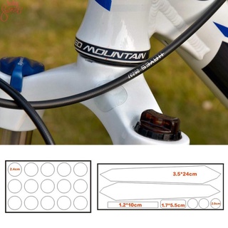 Pegatina antiarañazos pegajosa fina protectora impermeable accesorios de bicicleta