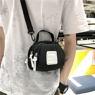 Bolsos de hombro en pequeña bolsa de los hombres y las mujeres de moda guapo bolsa de mensajero hip hop Harajuku estudiante niños todo-partido bolsa de herramientas