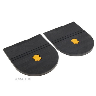 [KESOTO2] 1 par de pegamento de goma de grano en tacones de zapato almohadilla de agarre de reemplazos de reparación de 6 mm