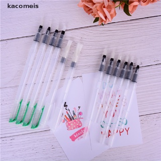 [kacomeis] 6 piezas recargables de color de agua suave pincel de pintura marcador acuarela plumas de dibujo gyjx (6)