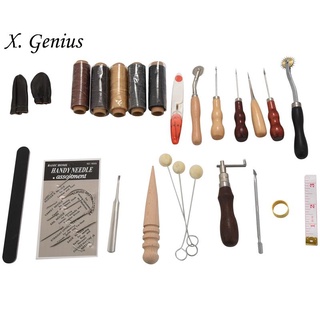 31 pzas herramientas de costura de cuero/herramientas de costura de cuero/herramienta de costura a mano XGMY