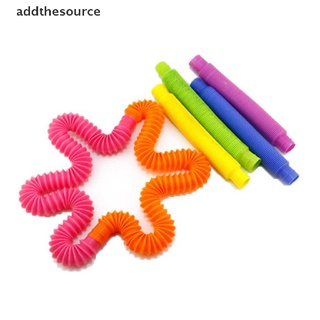 [addthesource] niños juguetes autismo tubos sensoriales alivio del estrés temprano educativo plegable juguete hgdx